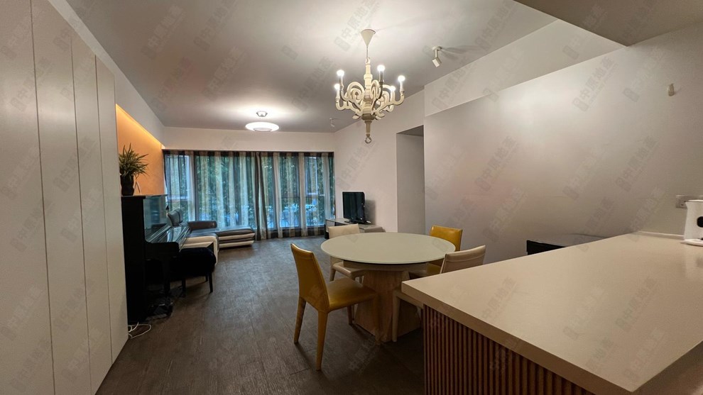 Unit Interior-Living and Dining Room