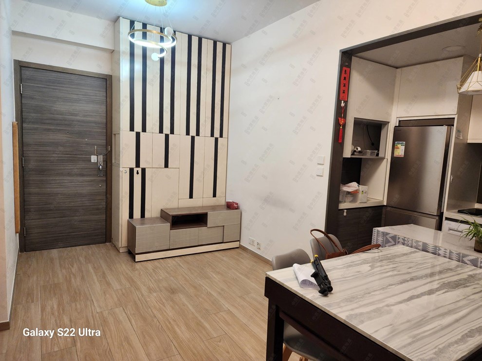 Unit Interior-Living and Dining Room