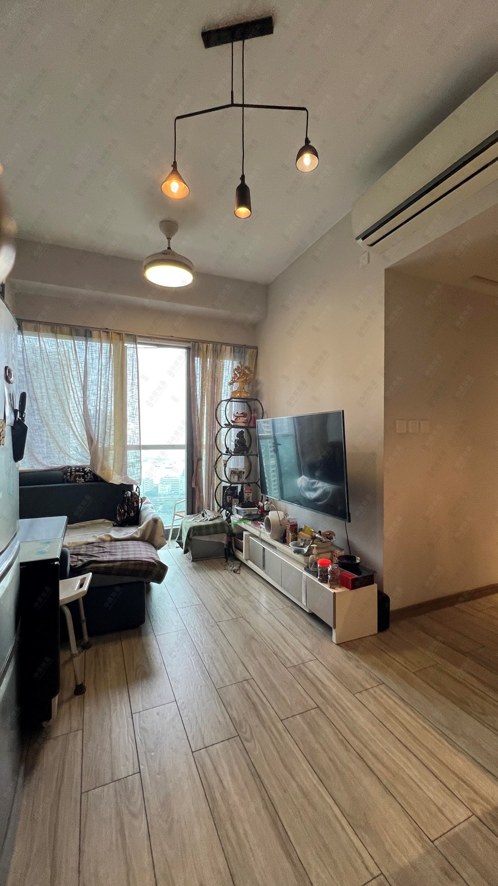 Unit Interior-Living and Dining Room