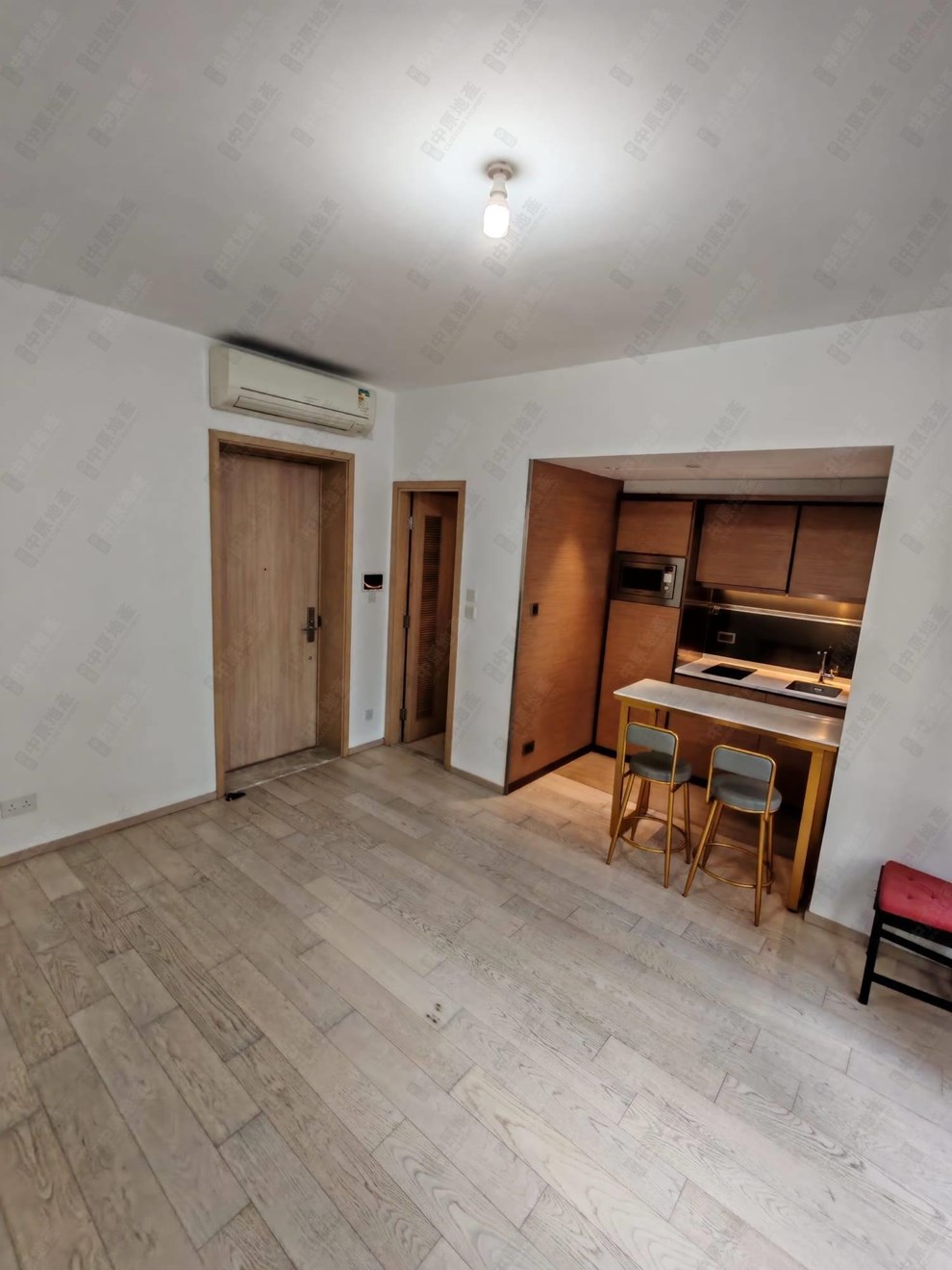 Unit Interior-Living and Dining Room