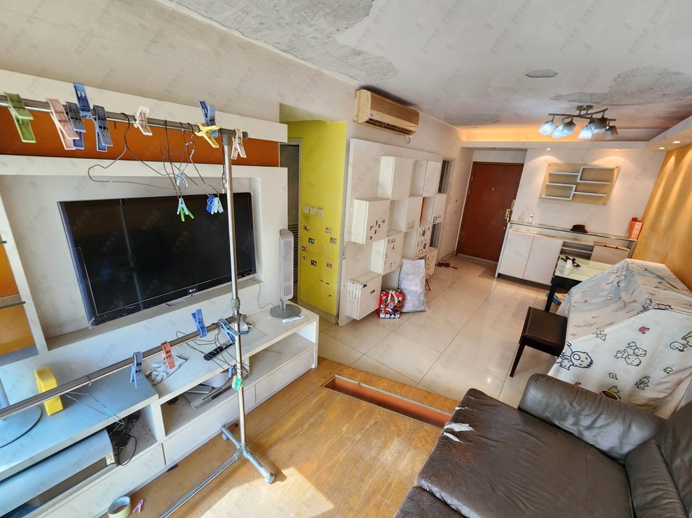 Unit Interior-Living and Dining Room