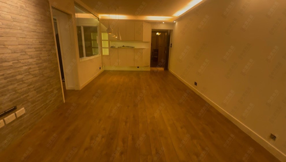 Unit Interior-Living and Dining Room