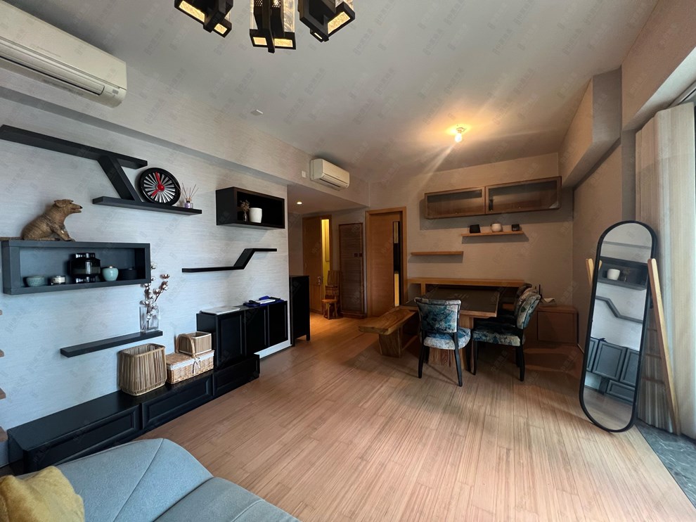 Unit Interior-Living and Dining Room