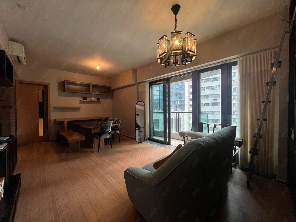 Unit Interior-Living and Dining Room