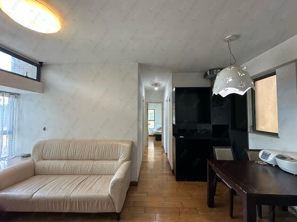 Unit Interior-Living and Dining Room