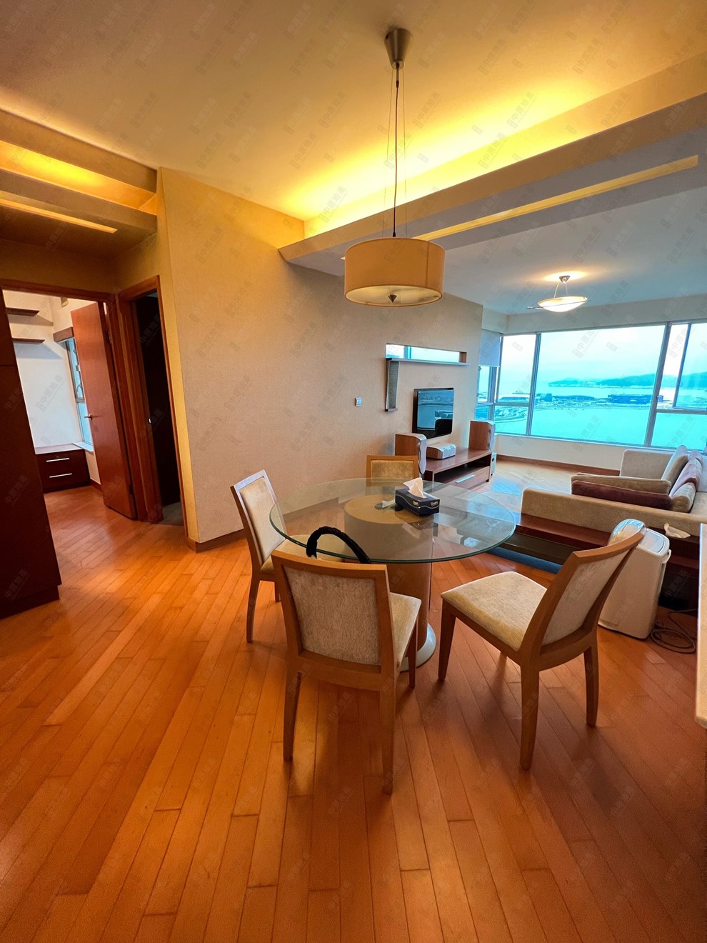 Unit Interior-Living and Dining Room