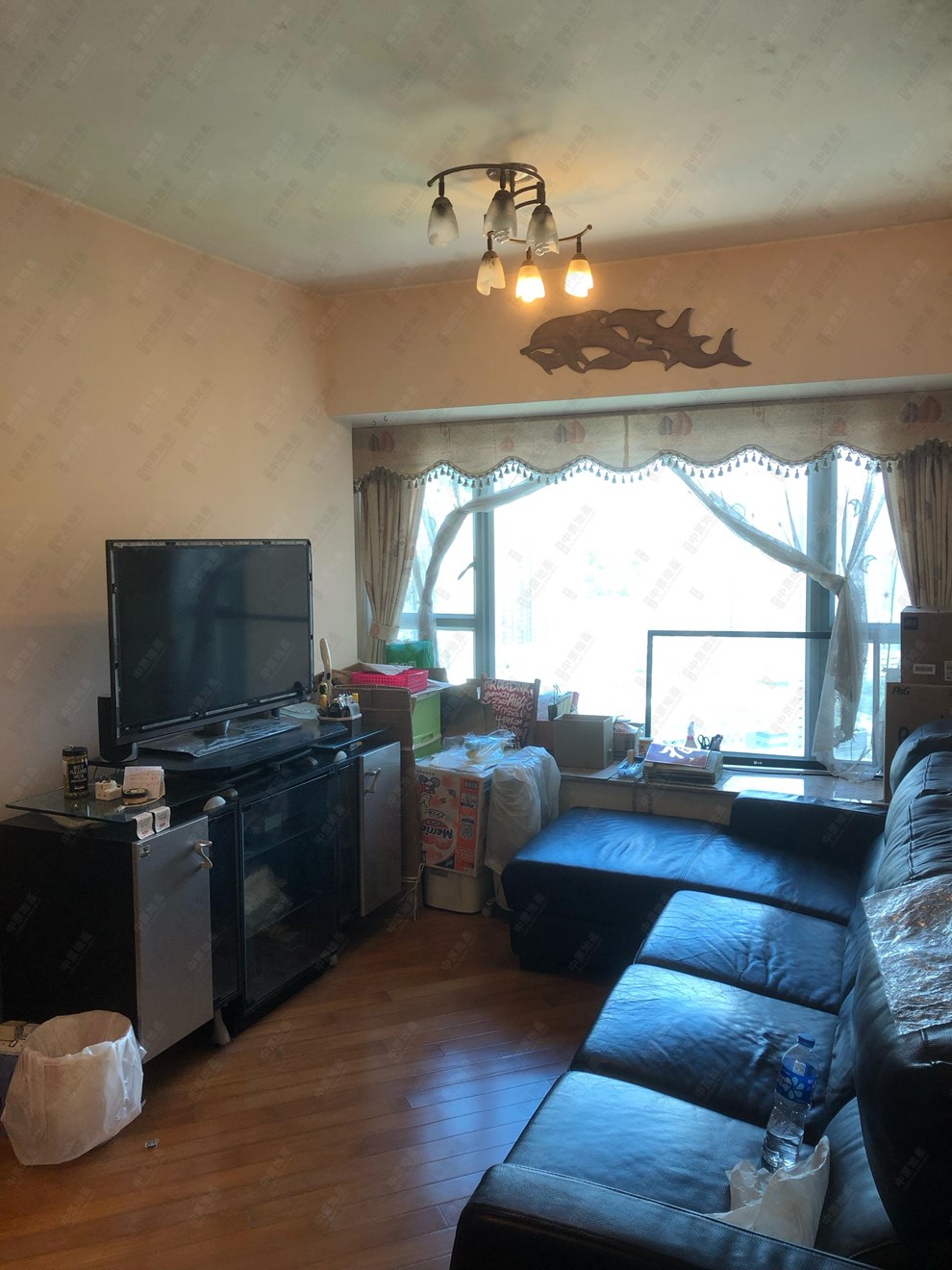 Unit Interior-Living and Dining Room