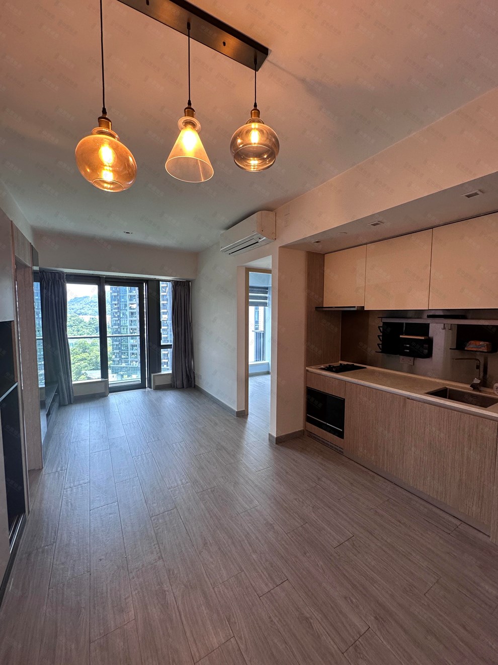 Unit Interior-Living and Dining Room