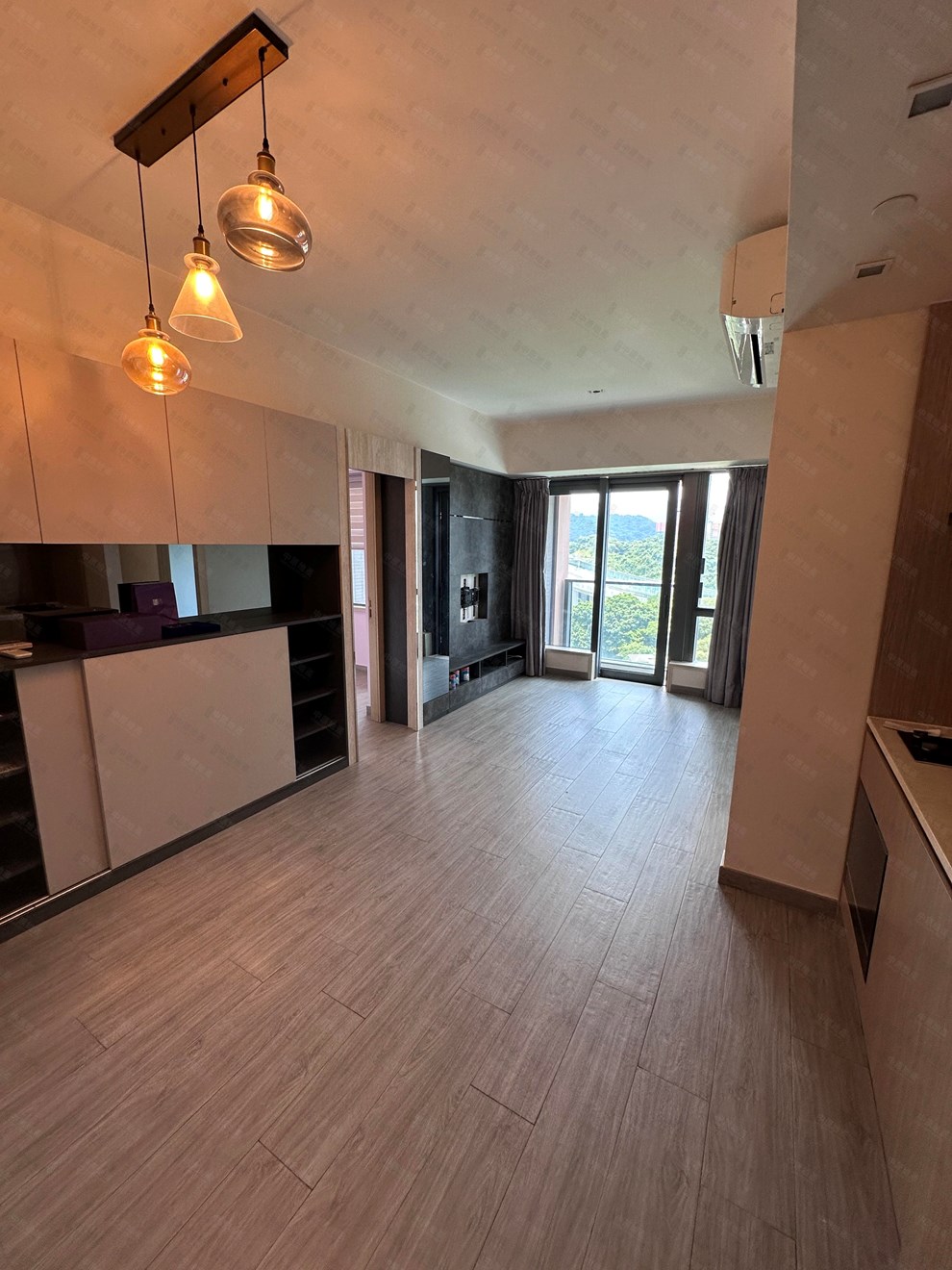 Unit Interior-Living and Dining Room
