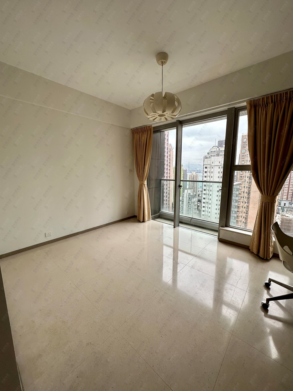 Unit Interior-Living and Dining Room