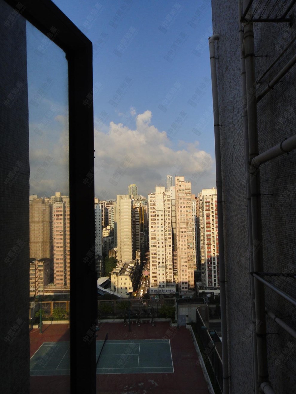 窗外景觀-由飯廳