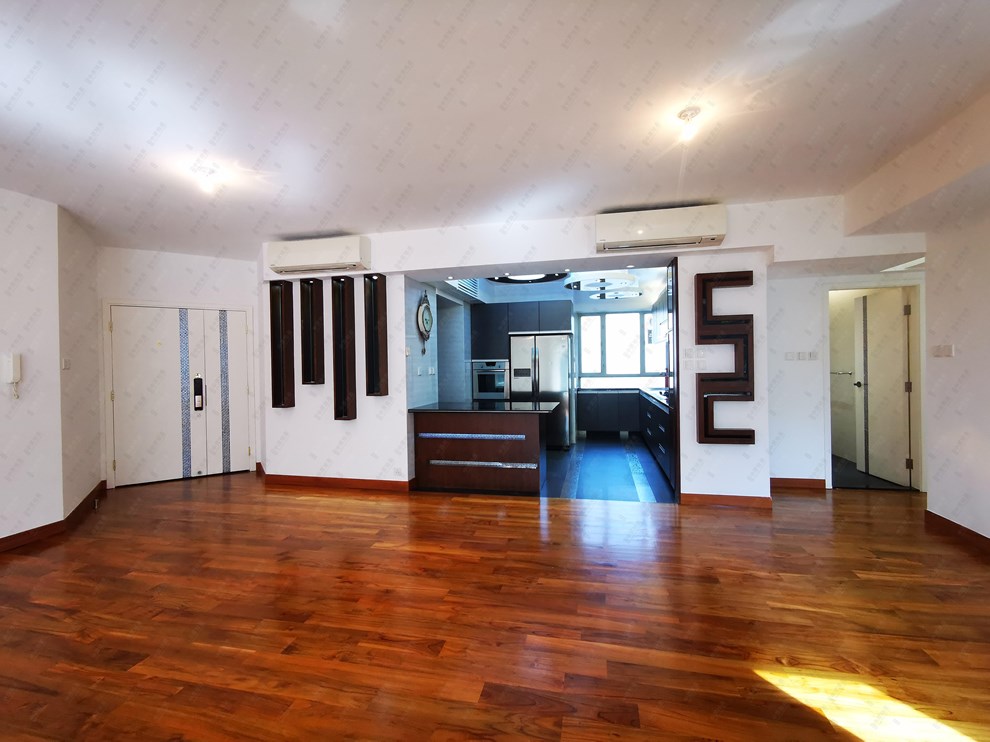 Unit Interior-Living and Dining Room